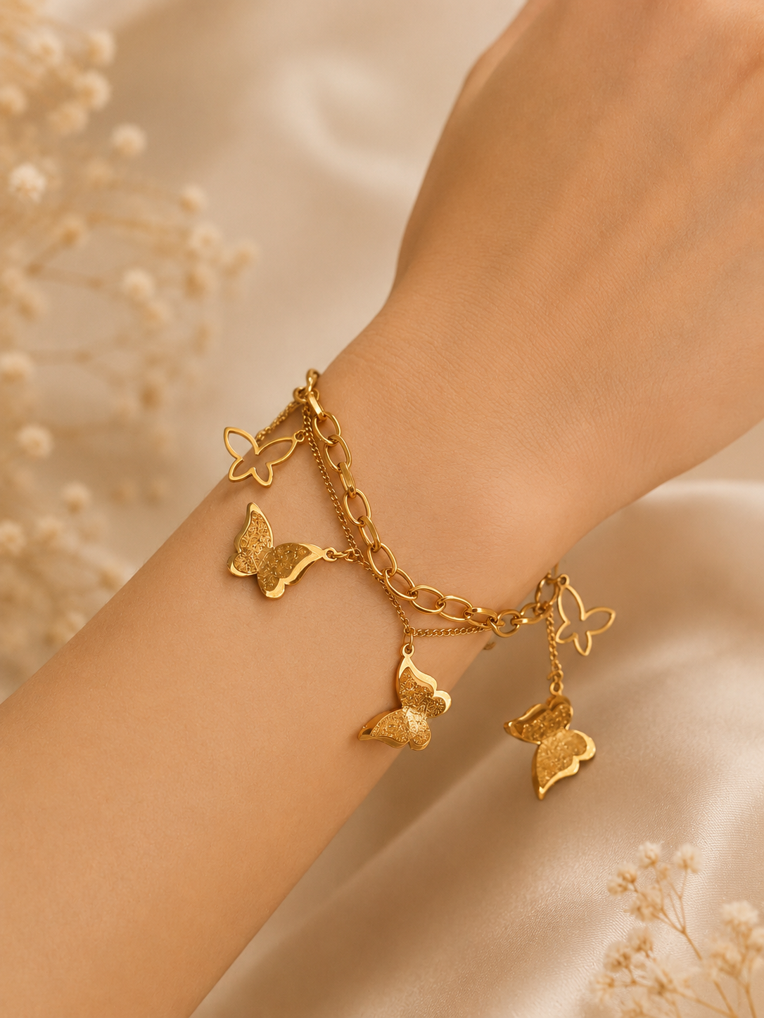 Flutter Charm Bracelet
