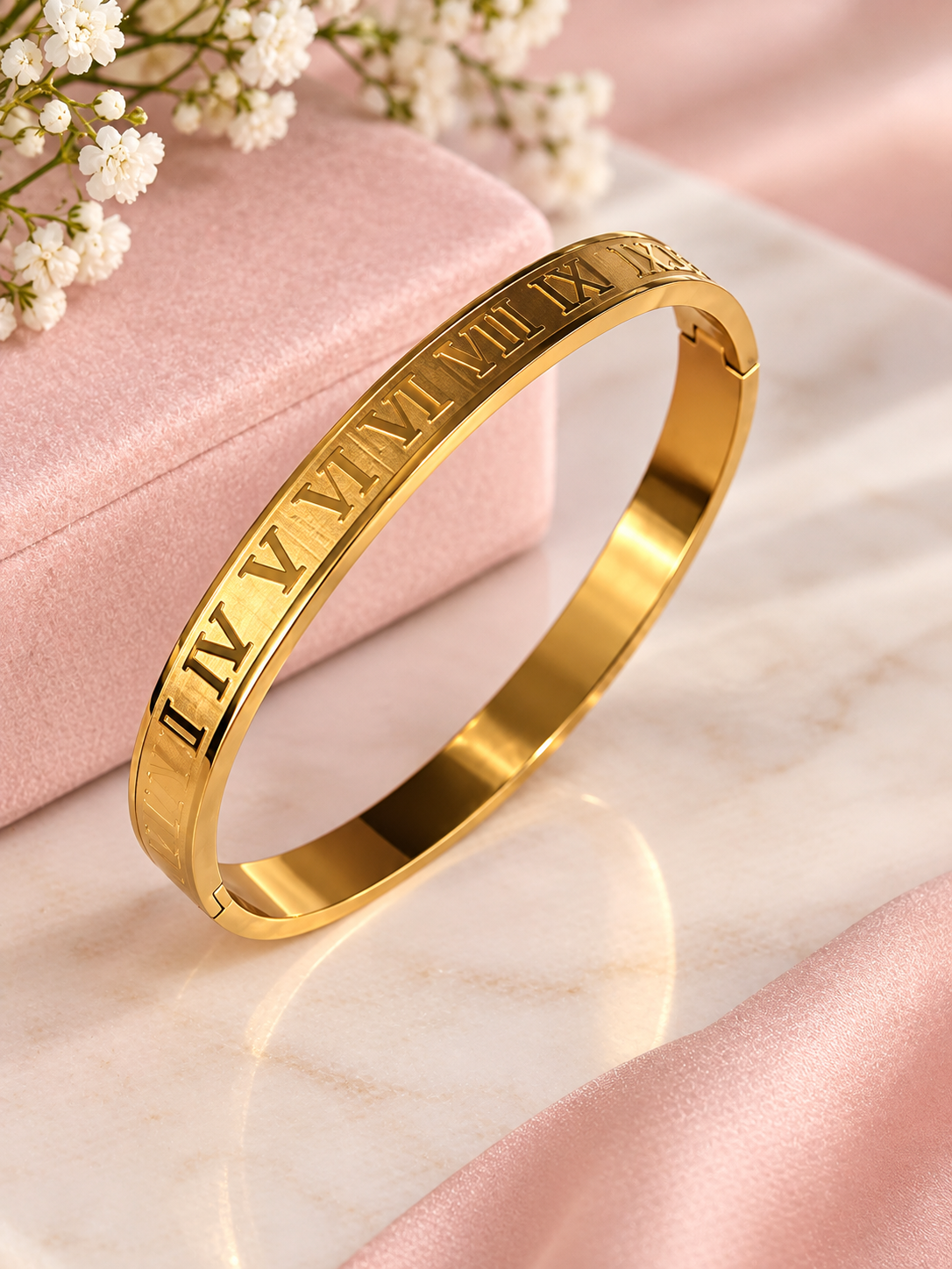 Roman Numeral Bangle