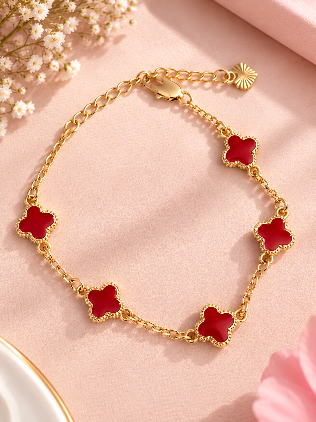 Red Clover Bracelet