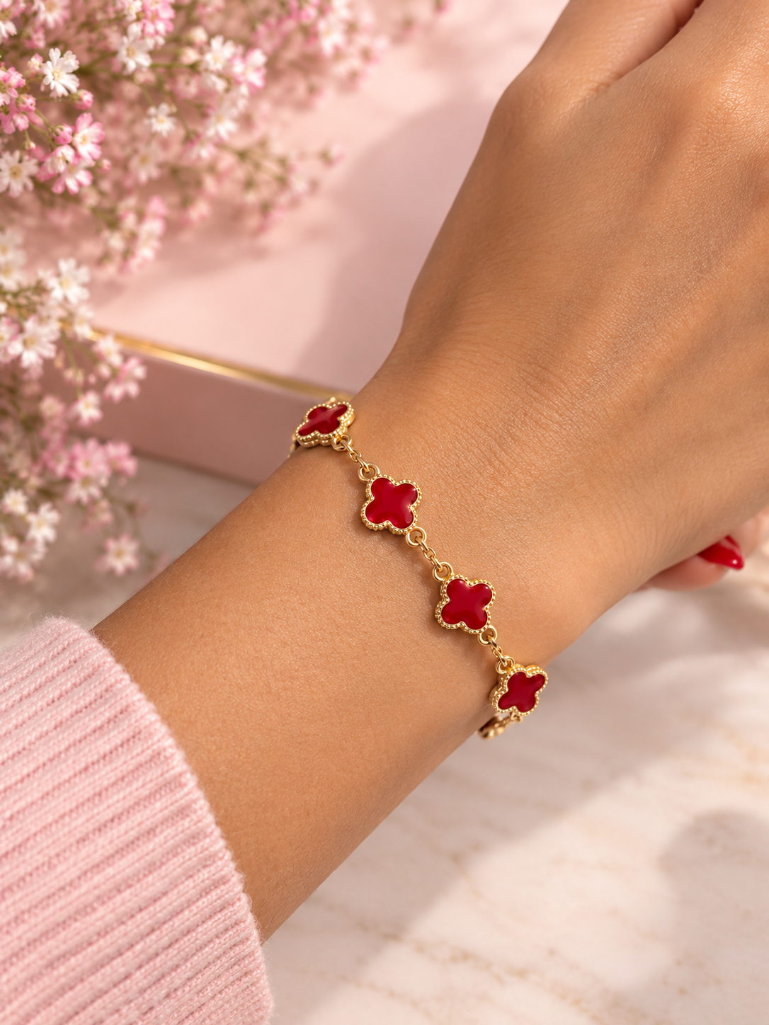 Red Clover Bracelet