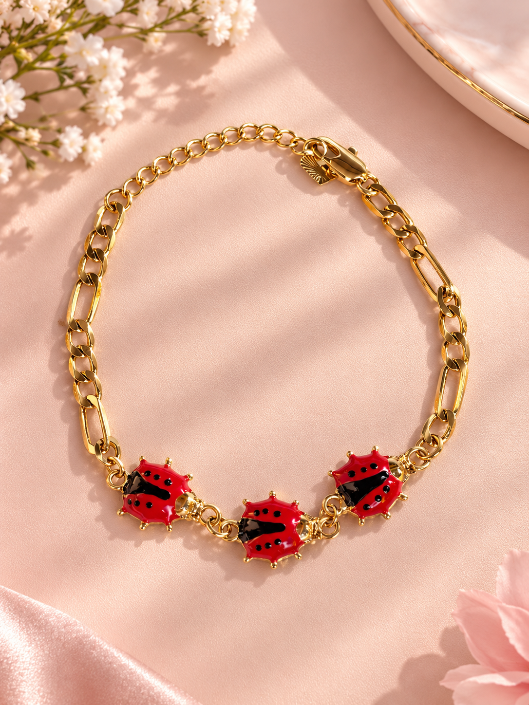 Lady Bug Bracelet
