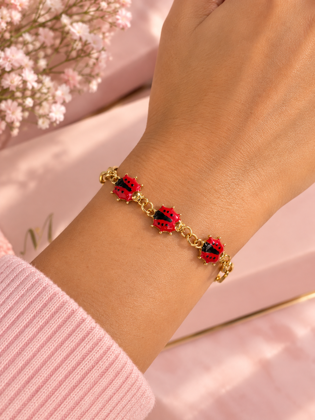 Lady Bug Bracelet
