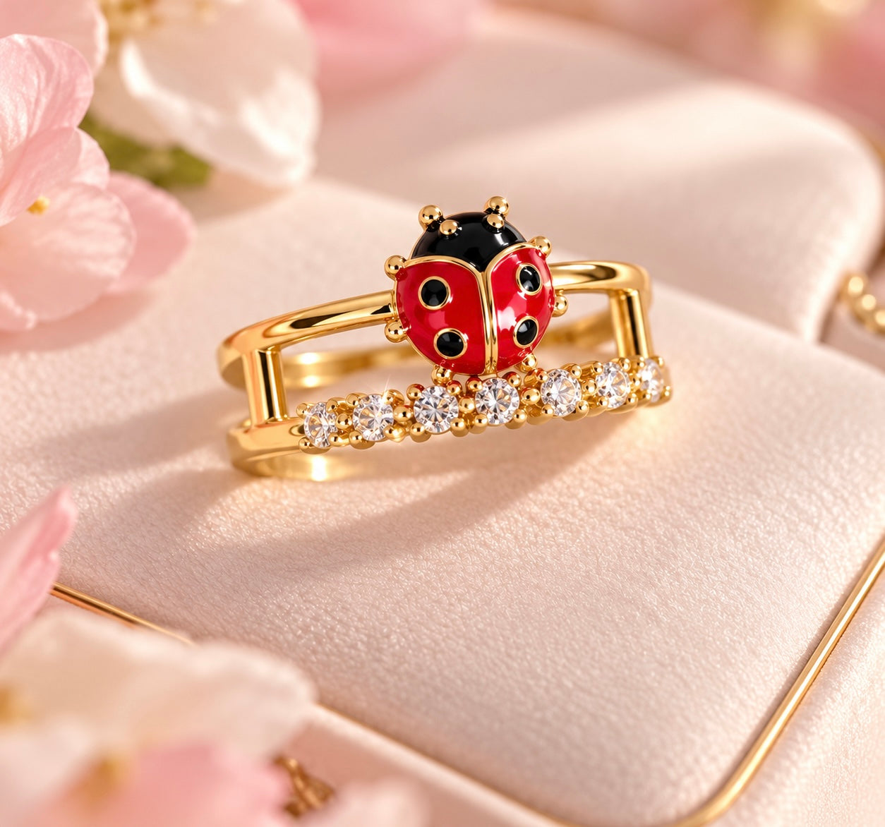 Lady Bug Ring