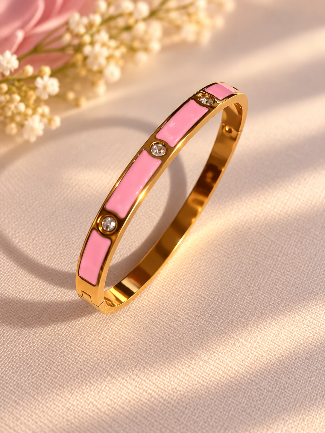 Pink Blow Bangle